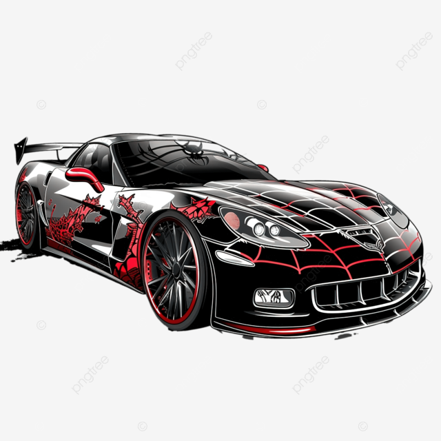 汽车蜘蛛网摩托车赛车图形乙烯基和贴花