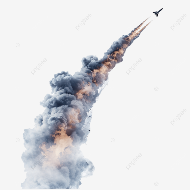 火箭烟雾尾迹喷气式飞机火蒸汽尾迹