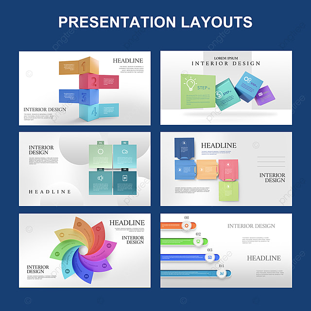 简约白色渐变商务信息数据图表集合ppt