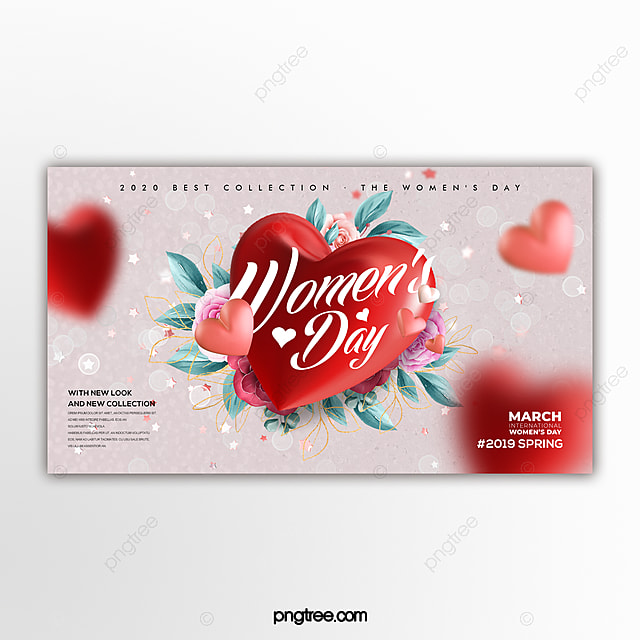 简约时尚38妇女节节日主题网页横幅