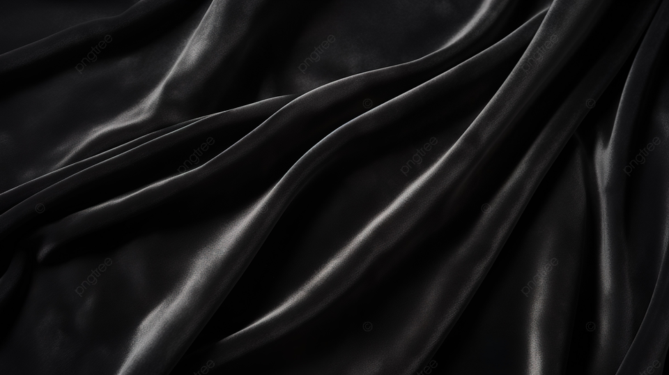 粘胶面料的天鹅绒般的黑色质感