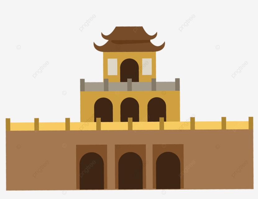 越南 建筑 旅游 黄色建筑