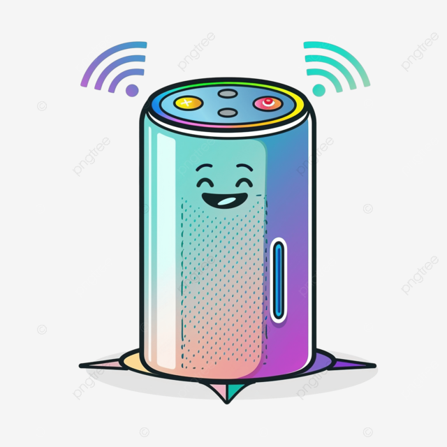 家用智能音箱卡通