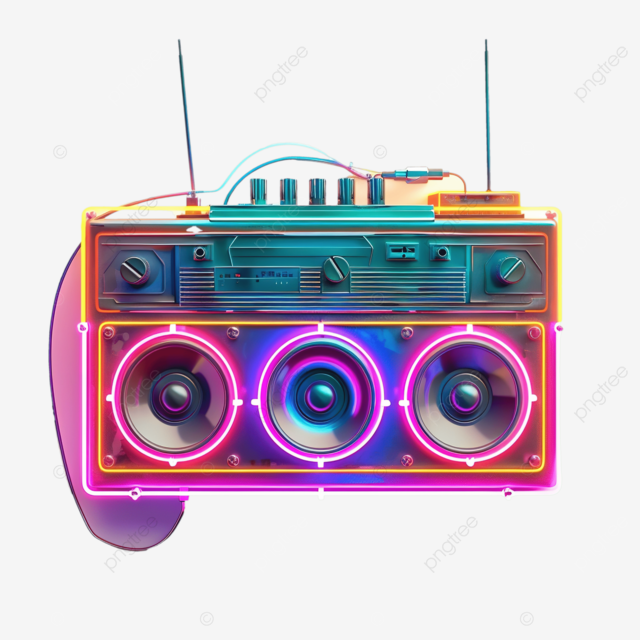 霓虹灯老学校音箱