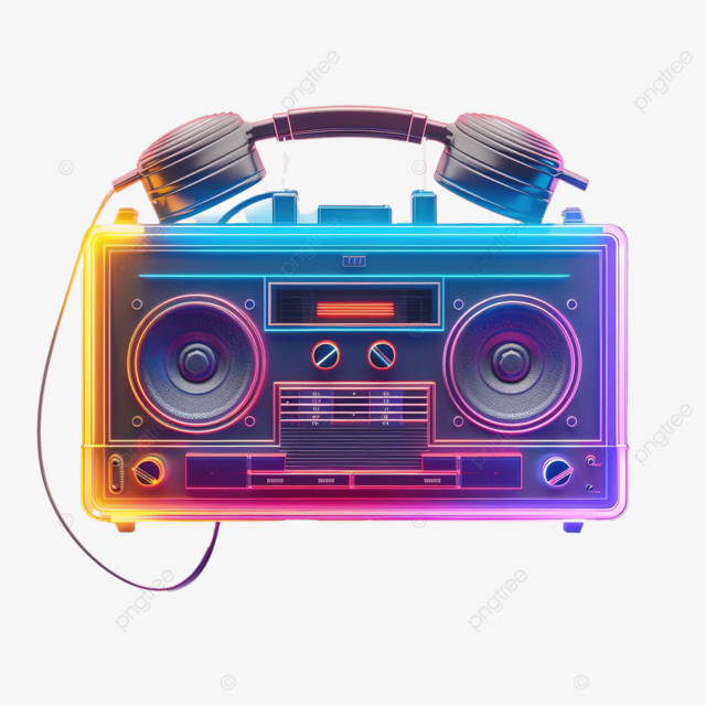 霓虹灯老学校音箱