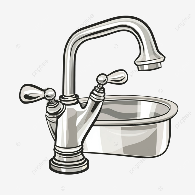 水槽厨房水龙头卡通