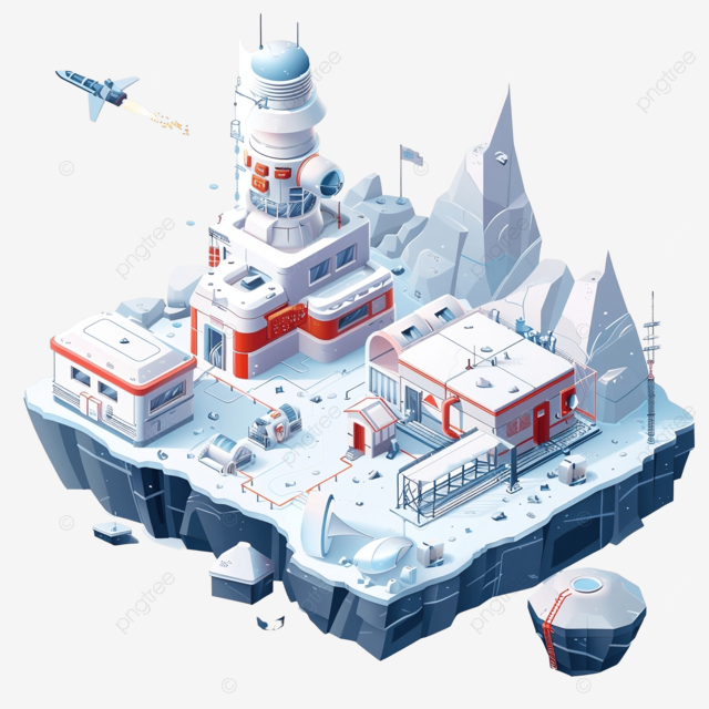 北极极地站等距