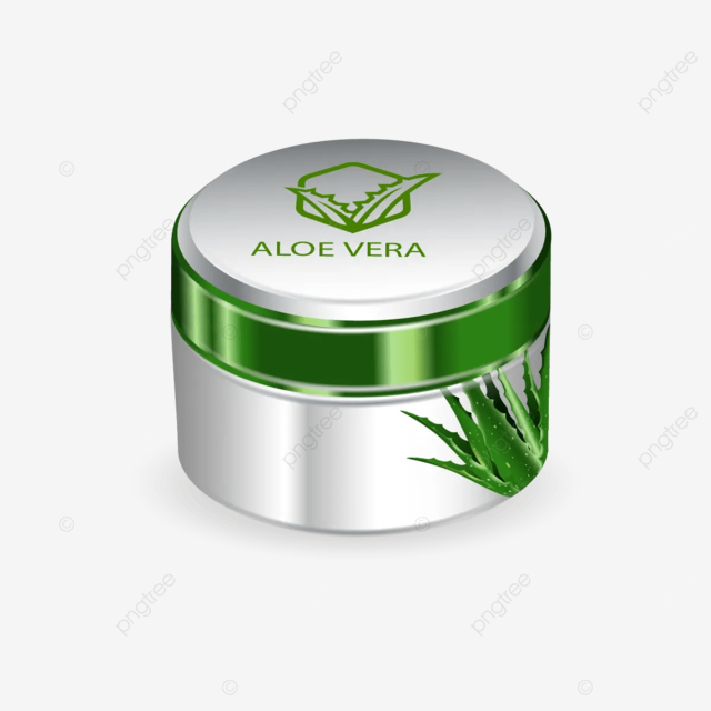 植物化妆品包装盒子粉底脸霜 向量