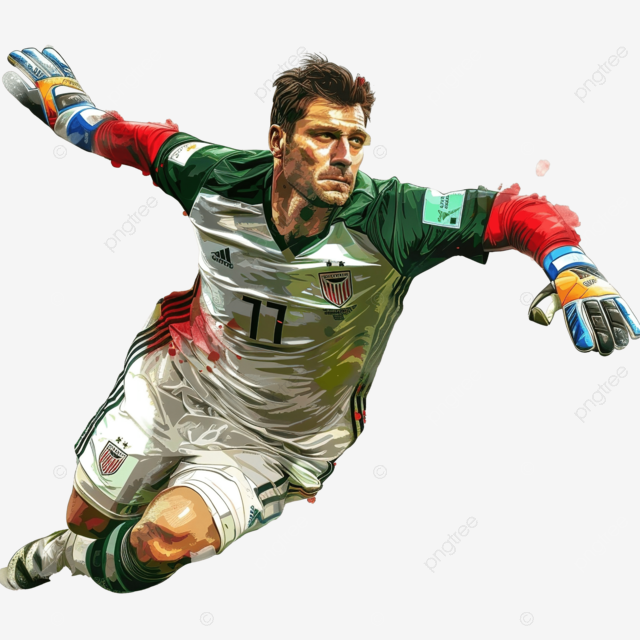 意大利世界杯足球运动员守门员