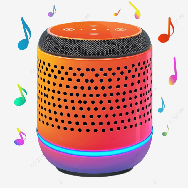 音乐智能音箱卡通