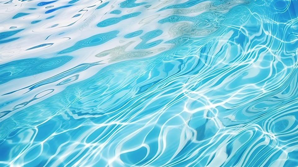 迷人的水波纹表面纹理和水池背景