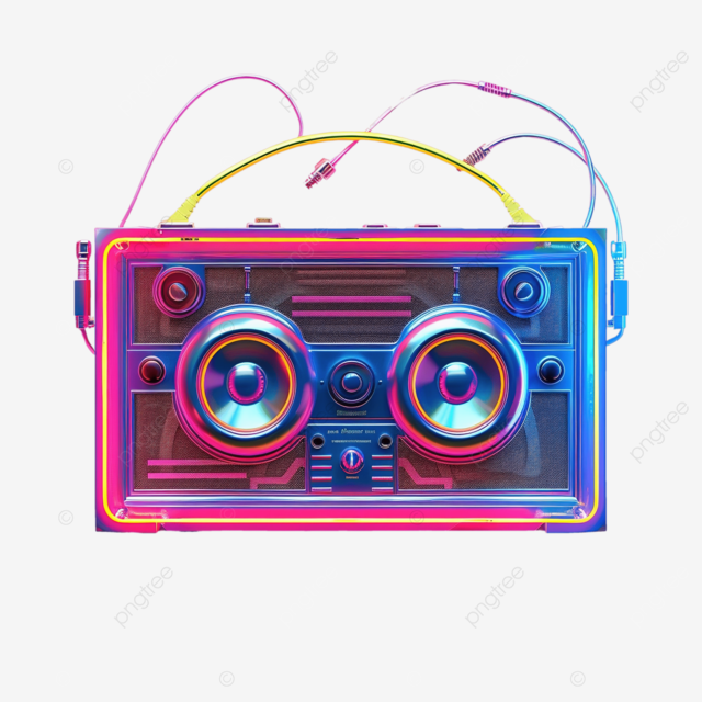 霓虹灯老学校音箱