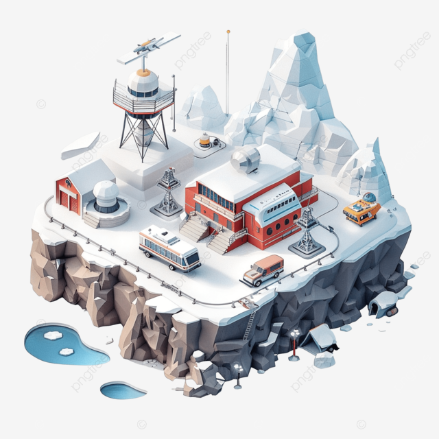 北极极地站等距