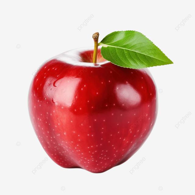 孤立的新鲜美味甜红苹果