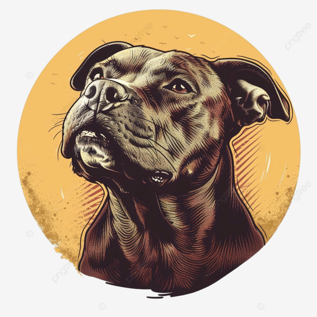 带有比特犬插图的狗印刷报价复古复古 t恤 svg 设计矢量