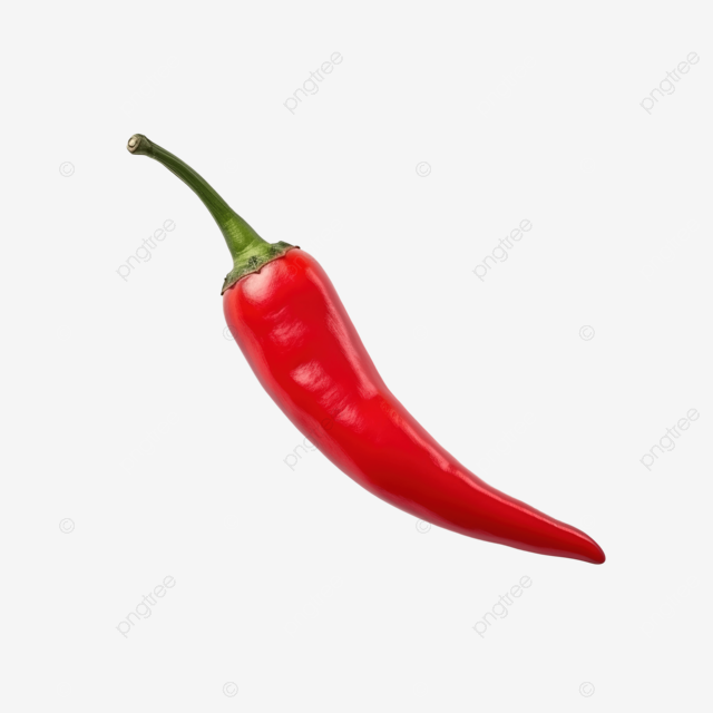 孤立的红辣椒
