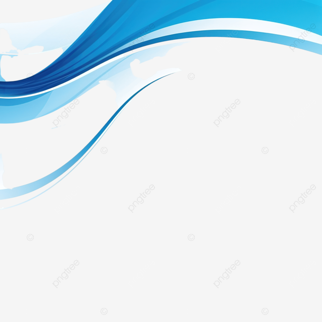 用于证书或商业背景的抽象蓝色曲线角边框或蓝色波浪边框