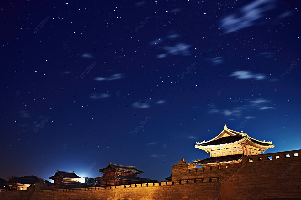 夜晚的星空