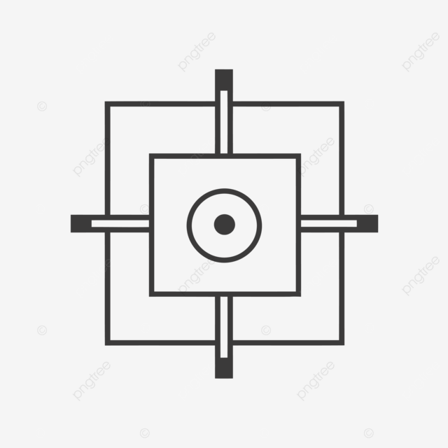 风格方形图标中的图标矢量图标插图