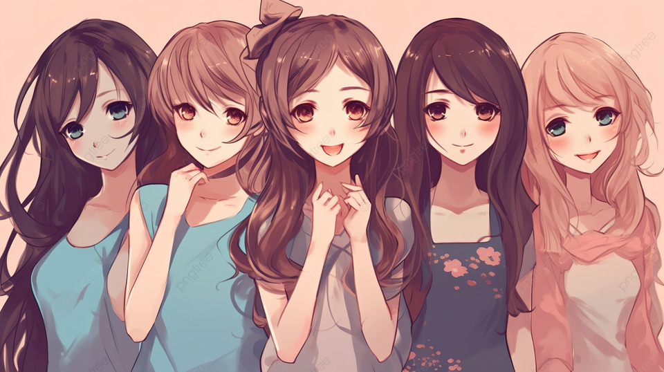 动漫女孩高清图片