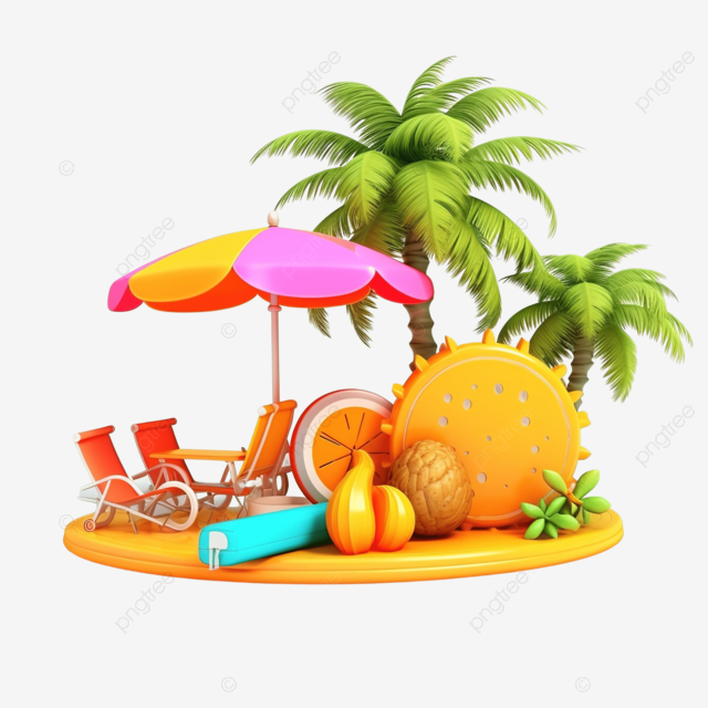 3d 夏天图