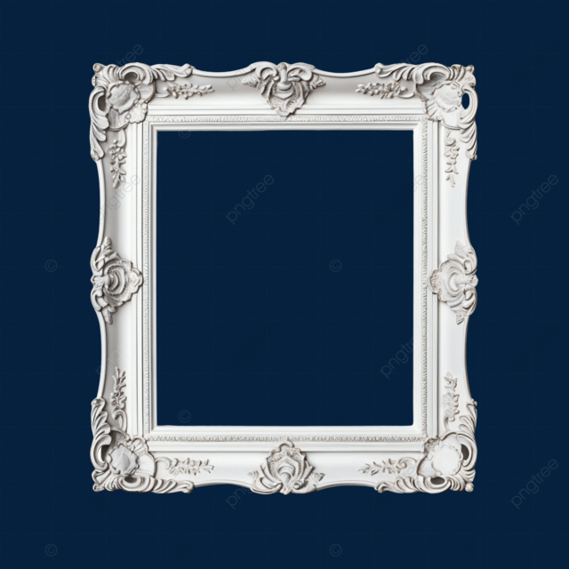 欧式简约花纹植物雕花风格画框相框边框装饰图案