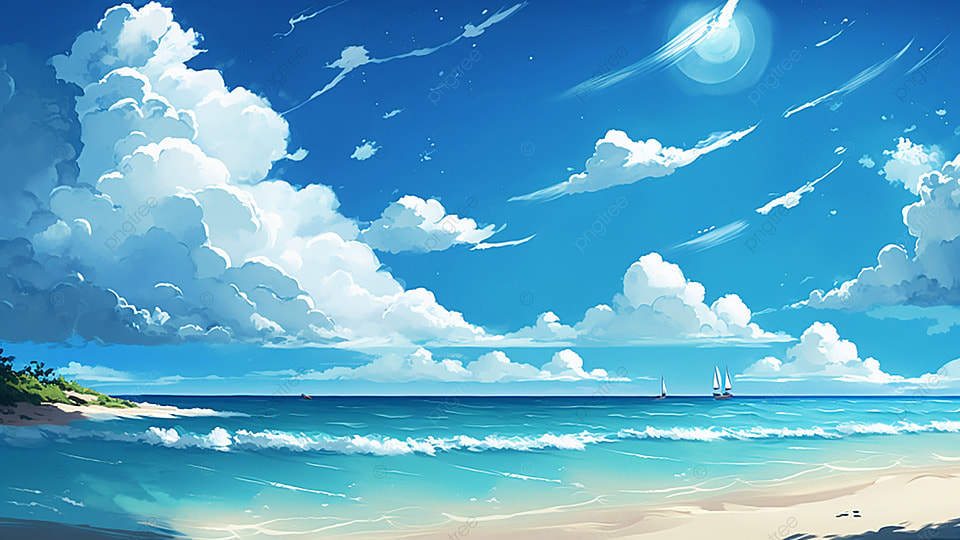 大海海浪背景