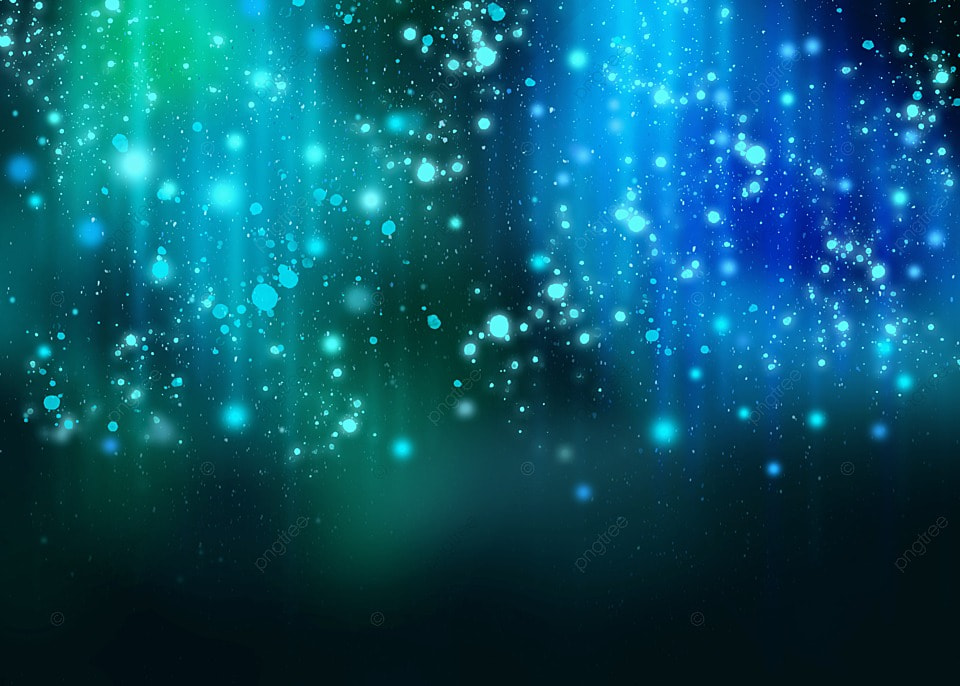 蓝色夜空光点抽象幻想背景