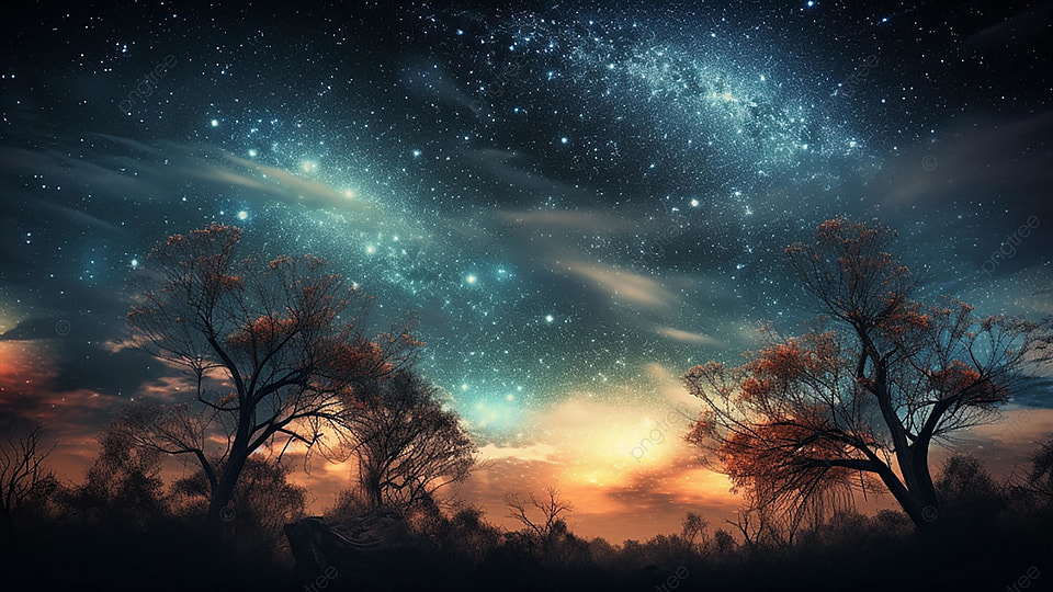 夜晚的星空