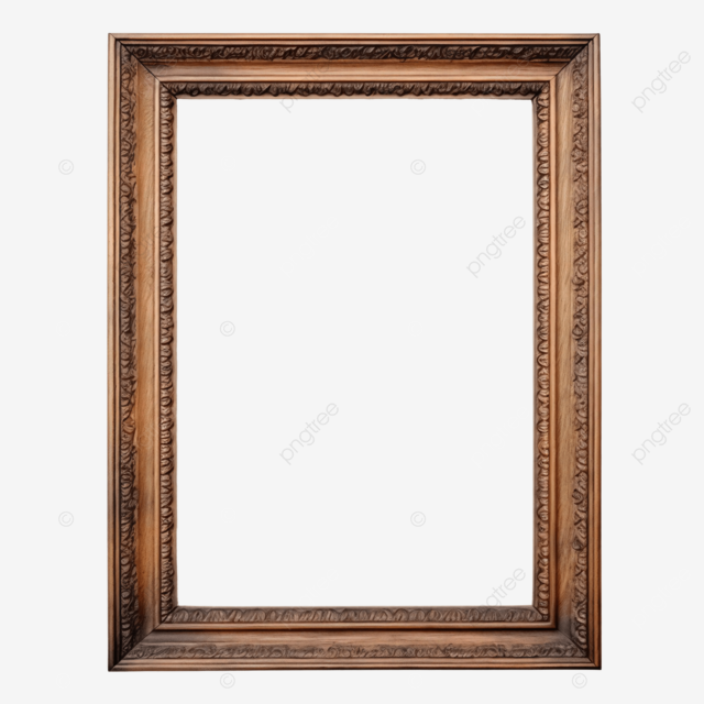 时尚简约木头边框相框画框装饰图案