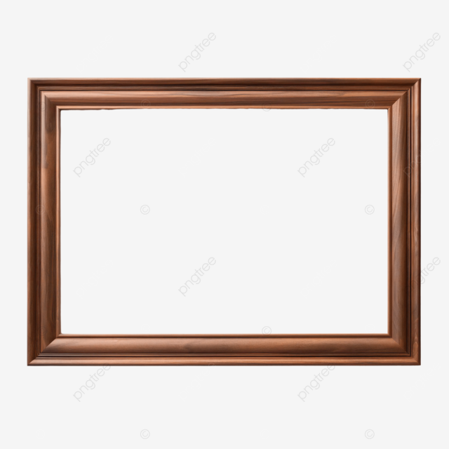 木头纹理简约画框相框边框装饰图案