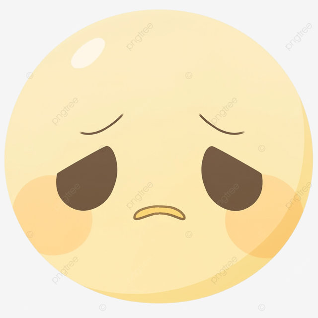 表情符号脸简单悲伤