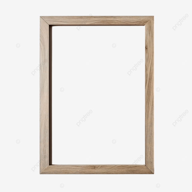 时尚简约原木色画框边框相框装饰图案