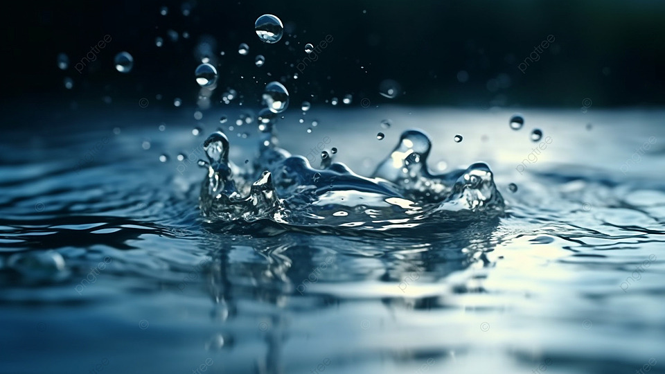 水波纹水滴背景