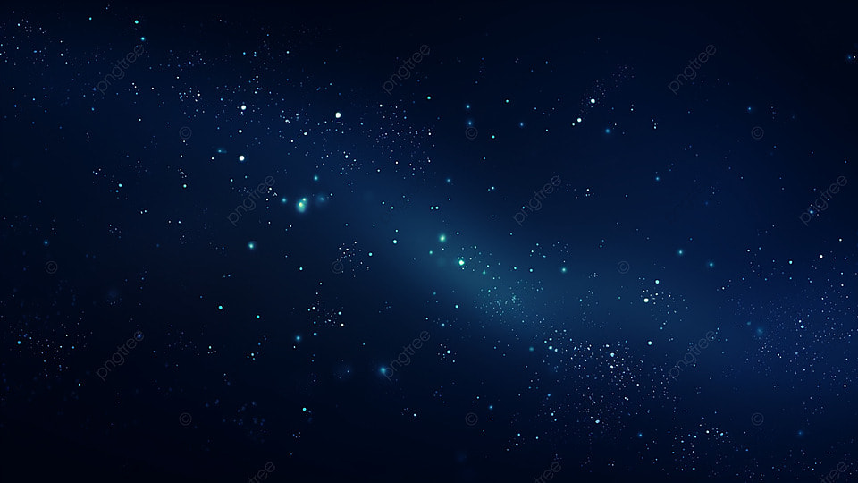 夜晚星空星空卡通广告背景