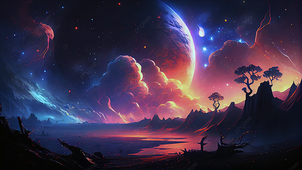 星空夜晚背景