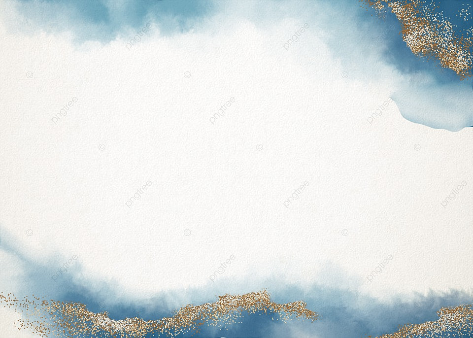 蓝色渐变涂鸦金箔水彩晕染背景