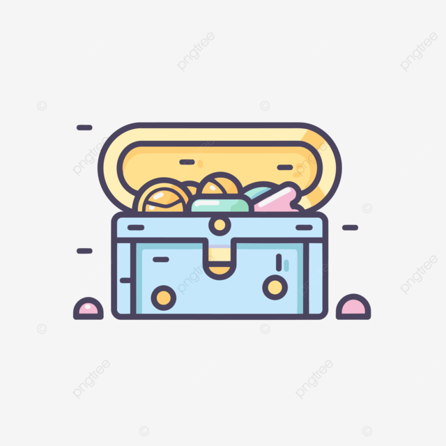宝箱图标图标矢量图