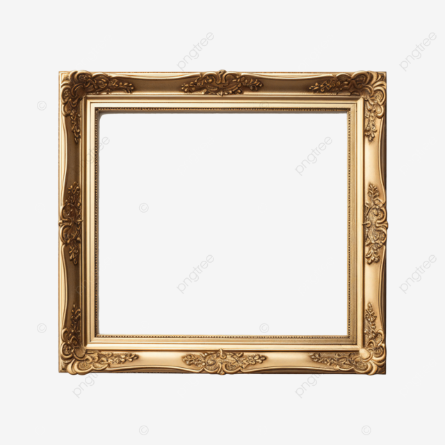 金色金属欧式花纹植物画框相框边框装饰图案