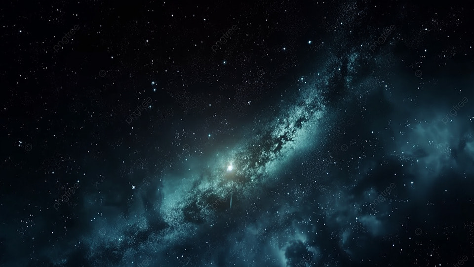 夜晚星空星空广告背景