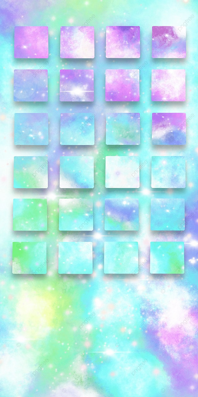 蓝色唯美太空星云