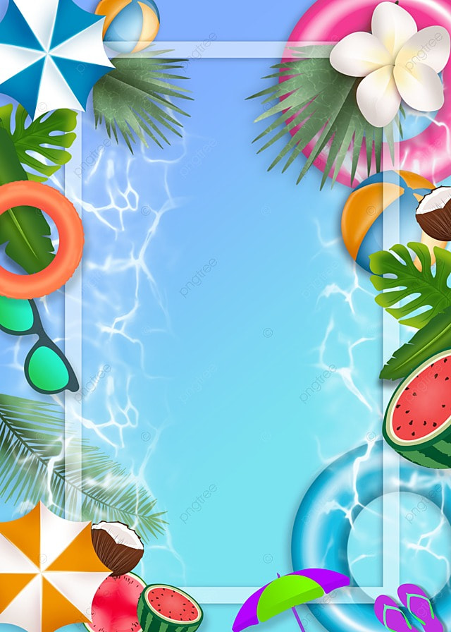 夏日海边沙滩海果背景