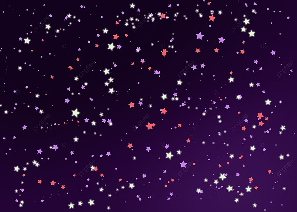 紫色闪亮星星流动背景