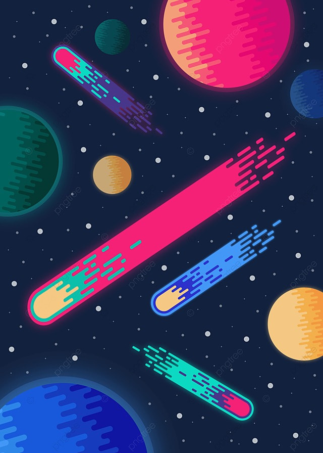 明亮美丽的抽象宇宙壁纸背景