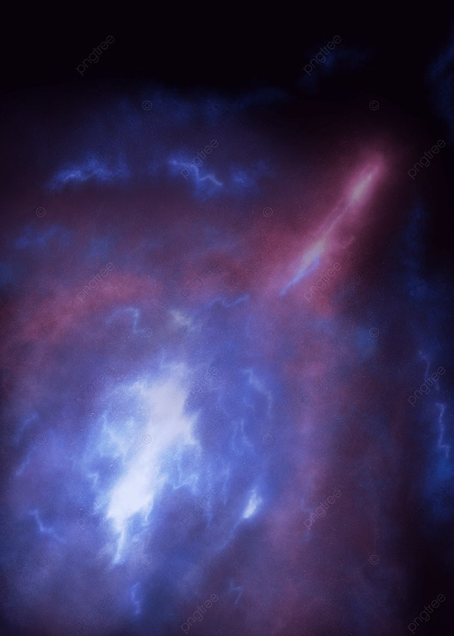 紫色闪电星云背景